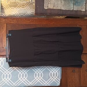 P-04 black tiered maxi skirt XXL Nine West